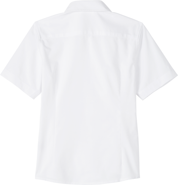 Short Sleeve Feminine Fit Oxford Shirt For Sale - Image 2