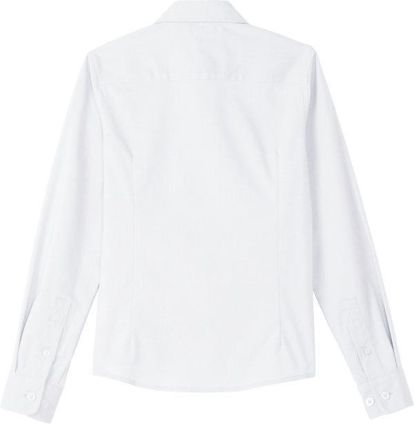 Long Sleeve Feminine Fit Oxford Shirt Sale - Image 2