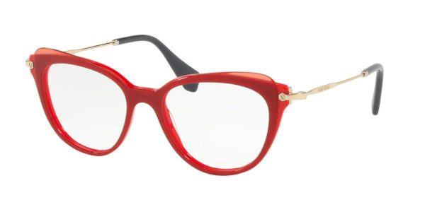 Miu Miu MU01QVA Cat Eye Eyeglasses For Discount - Image 2