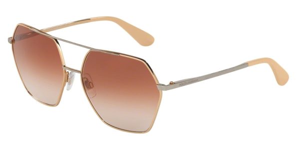 DOLCE & GABBANA DG2157 Irregular Sunglasses For Cheap