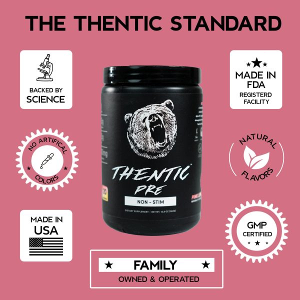 Thentic PRE-Workout Non-Stim Discount - Image 4