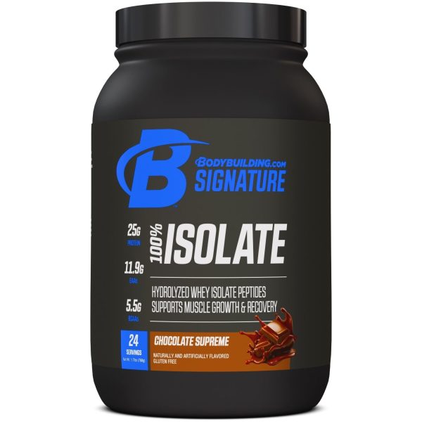 Bodybuilding.com Signature 100% Isolate, 24 servings on Sale