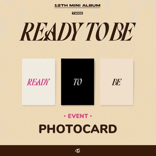 TWICE - 12th MINI ALBUM : READY TO BE (Random) Sale