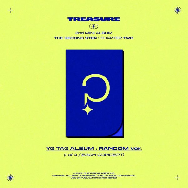 TREASURE - 2nd MINI ALBUM [THE SECOND STEP : CHAPTER TWO][YG TAG ALBUM] (Random) Discount