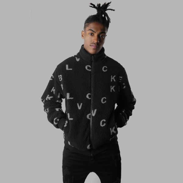 Blvck  Monogram  Fleece Jacket Discount - Image 2
